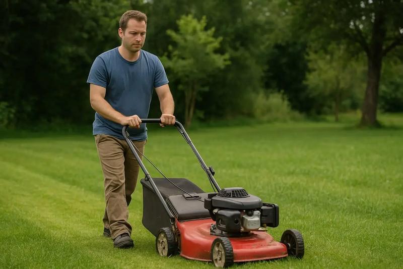 Oprysk na chwasty w ogrodzie