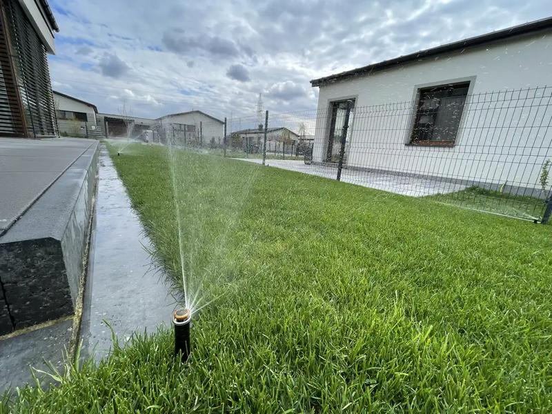 Podlewanie trawnika