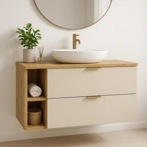 Prosty sposób na stworzenie szafki pod umywalkę wiszącą bez zbędnych problemów