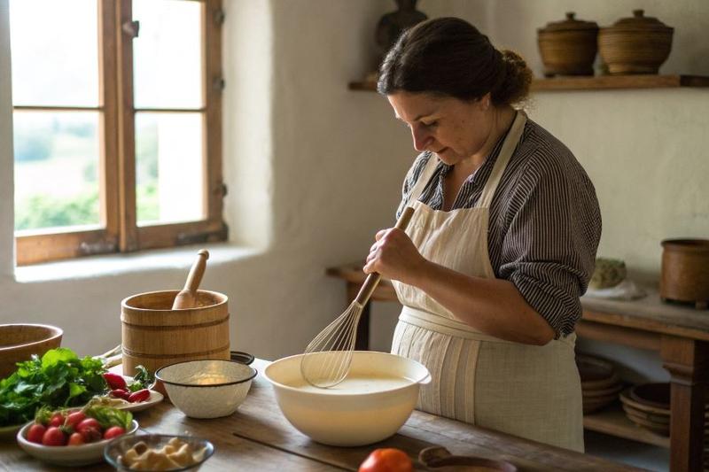 Ściana nad blatem kuchennym